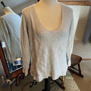 Madewell Merinowool Alpaca Blend Sweater Heather Gray Size XL